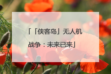「侠客岛」无人机战争：未来已来