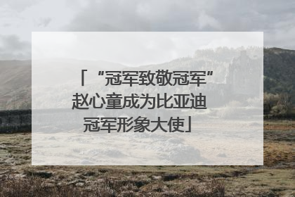 “冠军致敬冠军” 赵心童成为比亚迪冠军形象大使