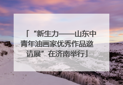 “新生力——山东中青年油画家优秀作品邀请展”在济南举行