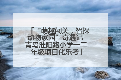 “萌趣闯关，智探动物家园”奇遇记 青岛淮阳路小学一二年级项目化乐考