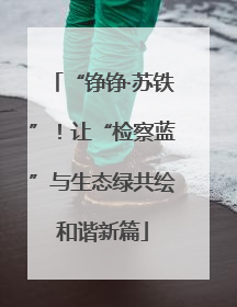 “铮铮·苏铁”！让“检察蓝”与生态绿共绘和谐新篇