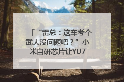 “雷总：这车考个武大没问题吧？”小米自研芯片让YU7会学习｜汽车科技