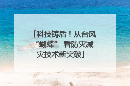 科技铸盾！从台风“蝴蝶” 看防灾减灾技术新突破