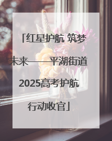 红星护航 筑梦未来——平湖街道2025高考护航行动收官