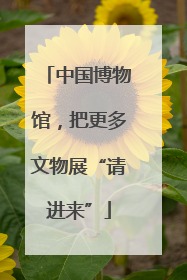 中国博物馆，把更多文物展“请进来”