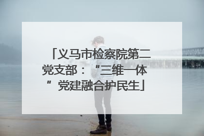 义马市检察院第二党支部：“三维一体”党建融合护民生