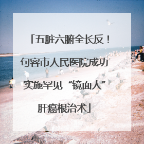 五脏六腑全长反！句容市人民医院成功实施罕见“镜面人”肝癌根治术