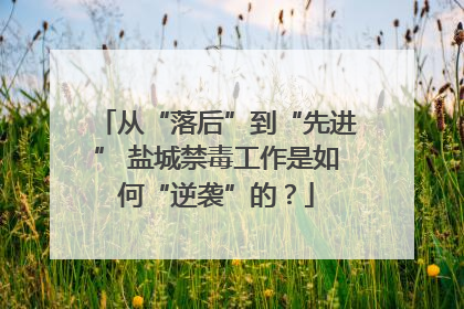 从“落后”到“先进” 盐城禁毒工作是如何“逆袭”的？