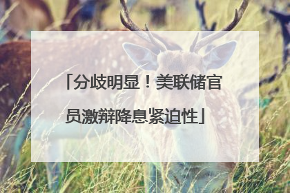分歧明显！美联储官员激辩降息紧迫性