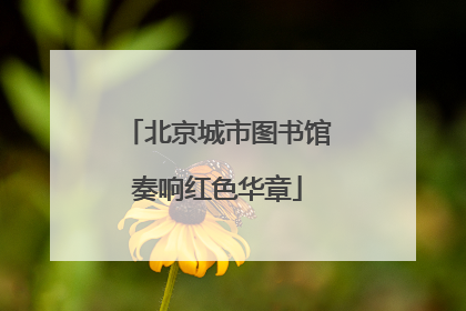 北京城市图书馆奏响红色华章