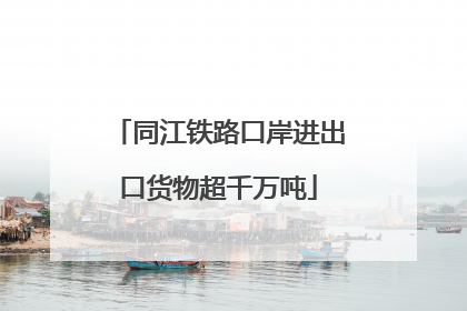 同江铁路口岸进出口货物超千万吨