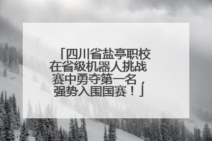 四川省盐亭职校在省级机器人挑战赛中勇夺第一名，强势入围国赛！