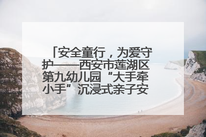 安全童行，为爱守护——西安市莲湖区第九幼儿园“大手牵小手”沉浸式亲子安全体验活动