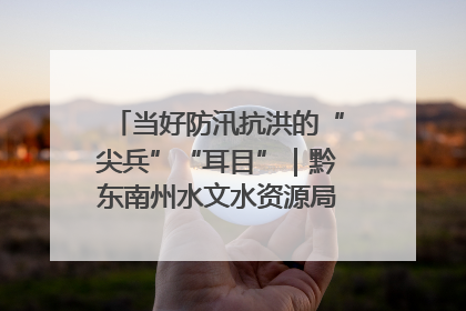 当好防汛抗洪的“尖兵”“耳目”｜黔东南州水文水资源局全员出动为此轮强降雨做好测报工作