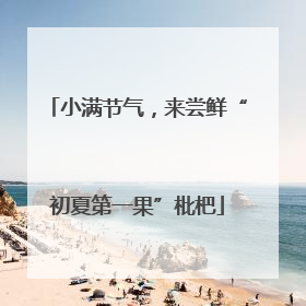小满节气，来尝鲜“初夏第一果”枇杷