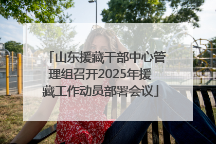 山东援藏干部中心管理组召开2025年援藏工作动员部署会议