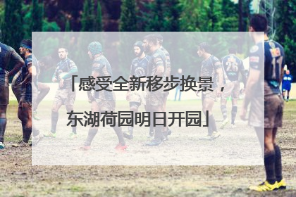 感受全新移步换景，东湖荷园明日开园