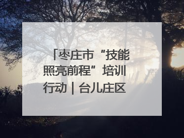 枣庄市“技能照亮前程”培训行动｜台儿庄区开展康养类技能进校园活动