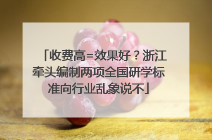 收费高=效果好？浙江牵头编制两项全国研学标准向行业乱象说不