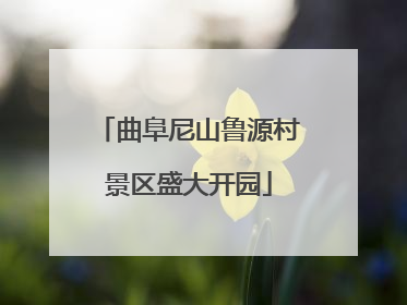 曲阜尼山鲁源村景区盛大开园