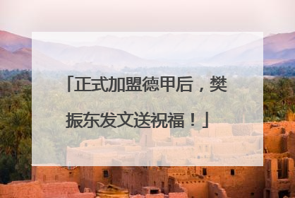 正式加盟德甲后，樊振东发文送祝福！