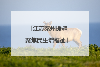 江苏泰州援疆 聚焦民生增福祉