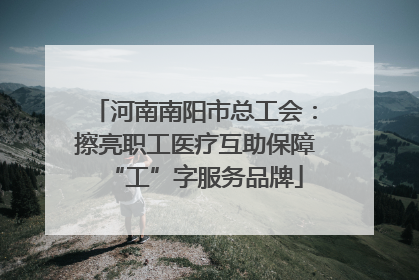 河南南阳市总工会：擦亮职工医疗互助保障“工”字服务品牌