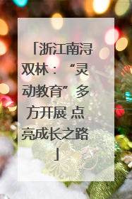 浙江南浔双林：“灵动教育”多方开展 点亮成长之路