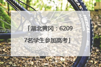 湖北黄冈：62097名学生参加高考