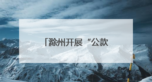 滁州开展“公款私存”专项整治