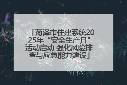 菏泽市住建系统2025年“安全生产月”活动启动 强化风险排查与应急能力建设