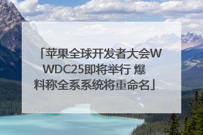 苹果全球开发者大会WWDC25即将举行 爆料称全系系统将重命名