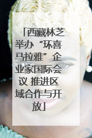 西藏林芝举办“环喜马拉雅”企业家国际会议 推进区域合作与开放