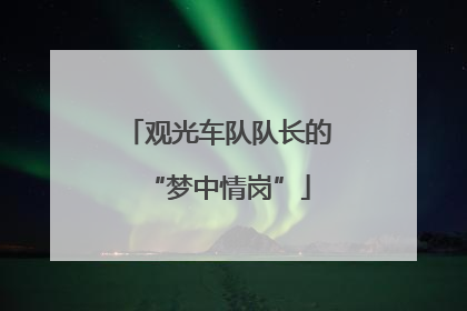 观光车队队长的“梦中情岗”