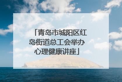 青岛市城阳区红岛街道总工会举办心理健康讲座