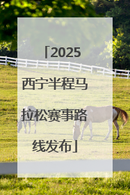 2025西宁半程马拉松赛事路线发布