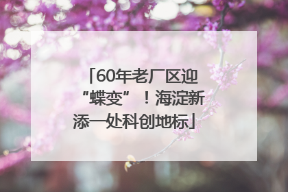 60年老厂区迎“蝶变”！海淀新添一处科创地标