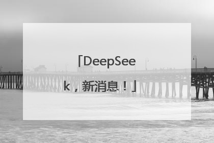 DeepSeek，新消息！